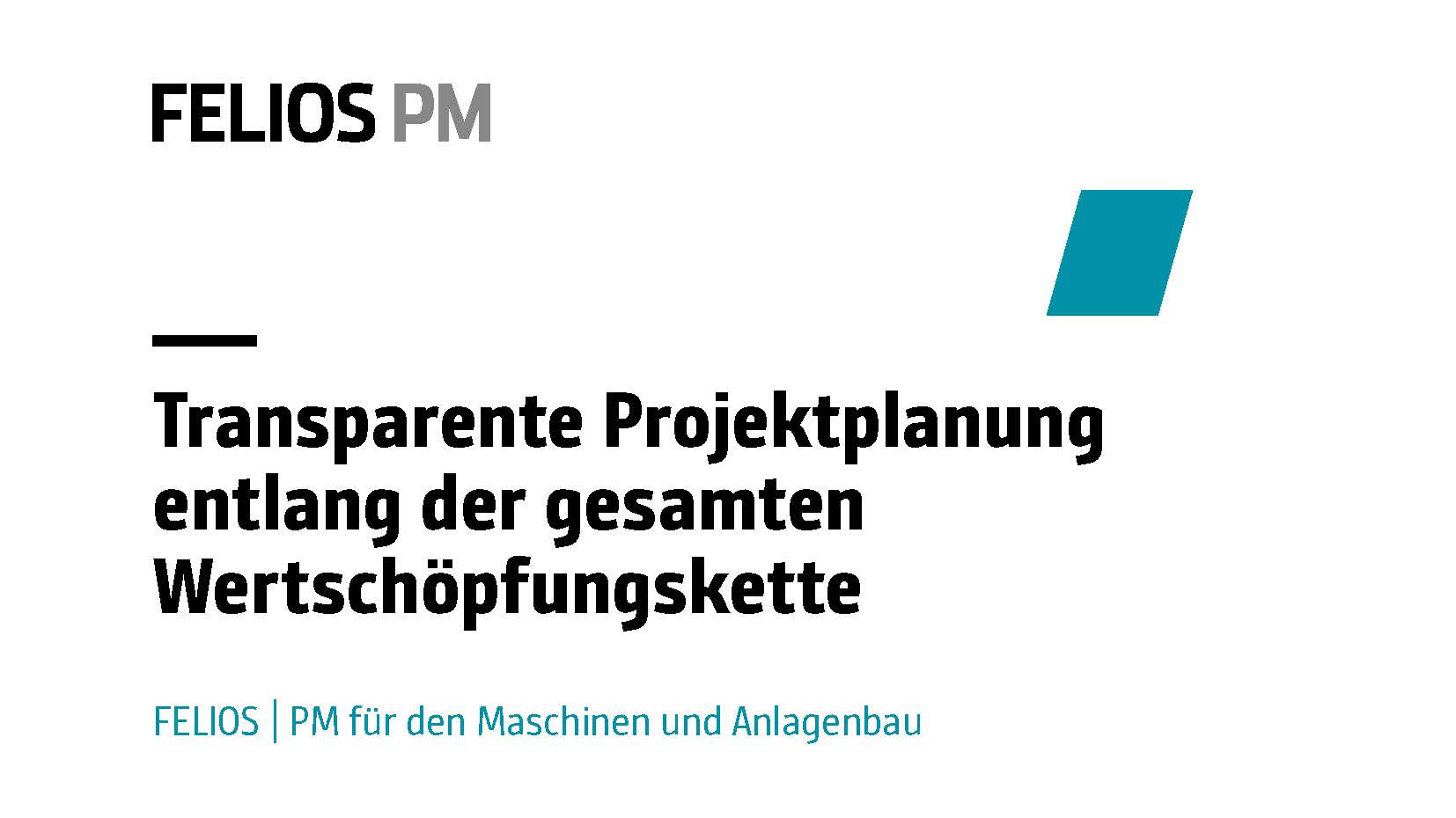 Vorschau FELIOS | PM Broschüre