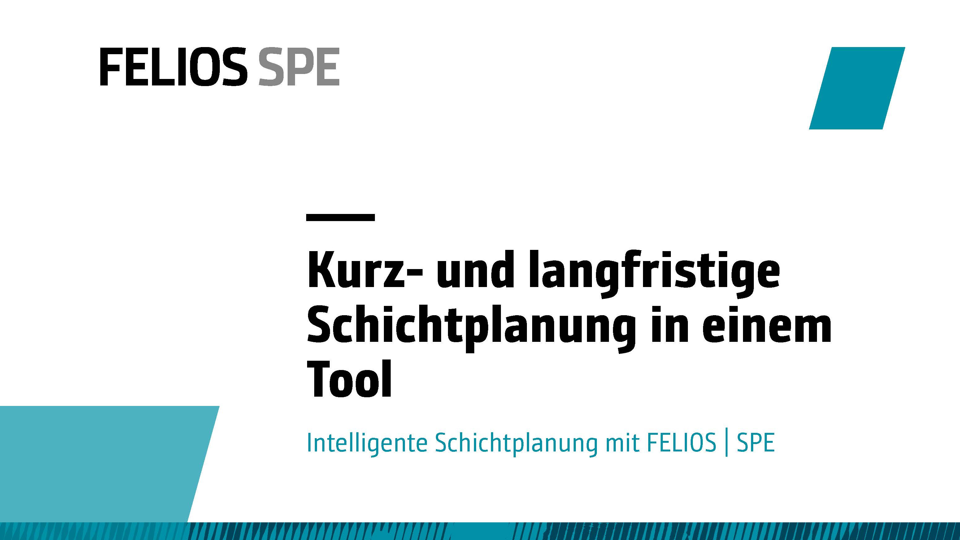 Vorschau FELIOS | SPE Broschüre