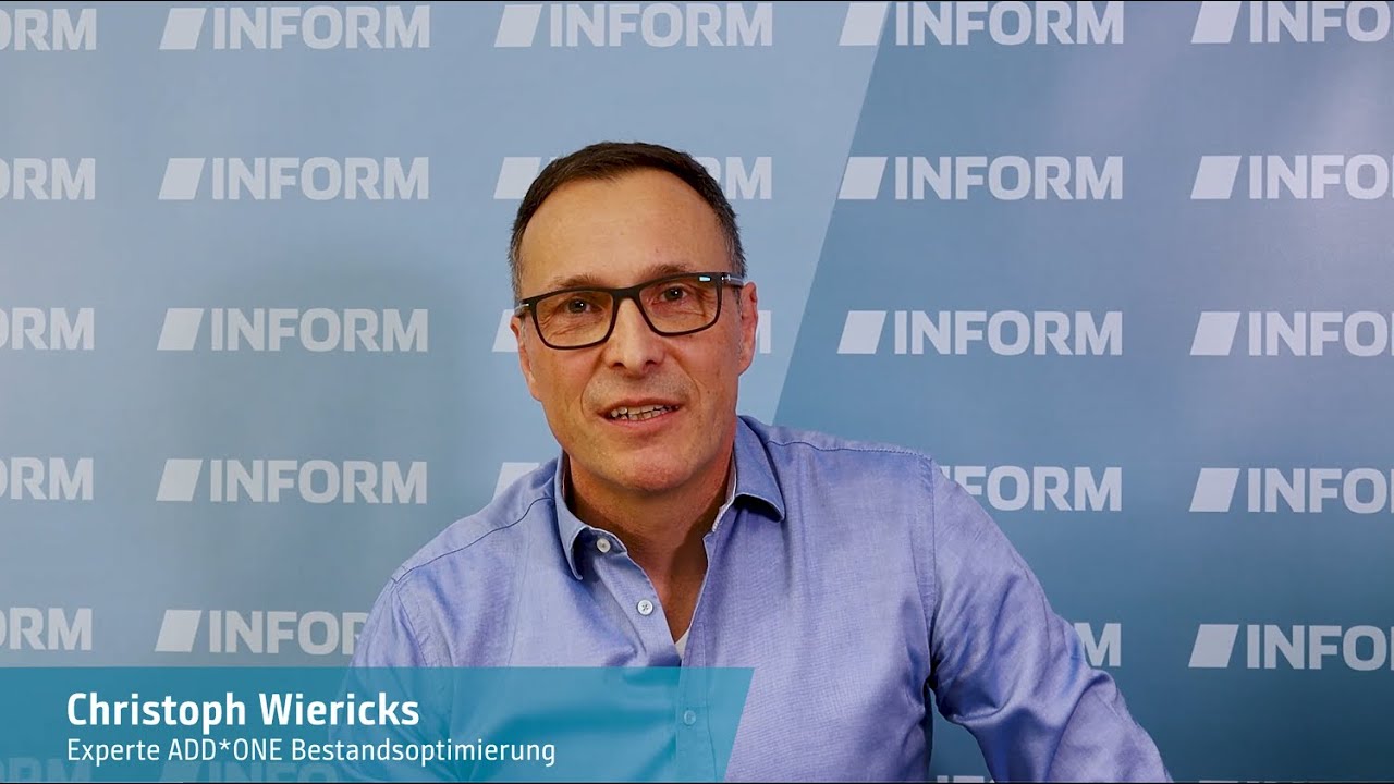 Bestandsoptimierung mit ADD*ONE von INFORM
