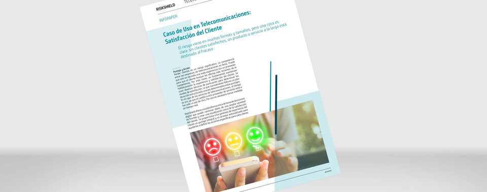Visualización del Infopaper “Caso de uso de telecomunicaciones: Satisfacción del cliente”