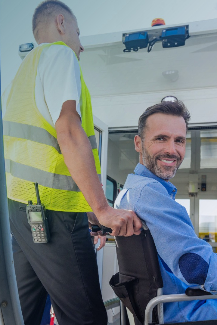 passenger assistance at airport