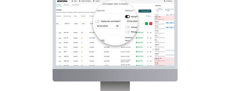 Automatische Umplanung von Montageaufträgen: Simple Planner