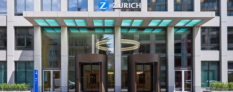 Eingang des Zurich Hauptsitzes
