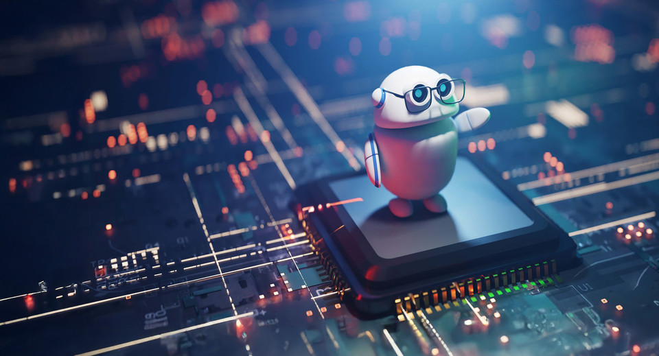 Chatbot AI Robot in Computer