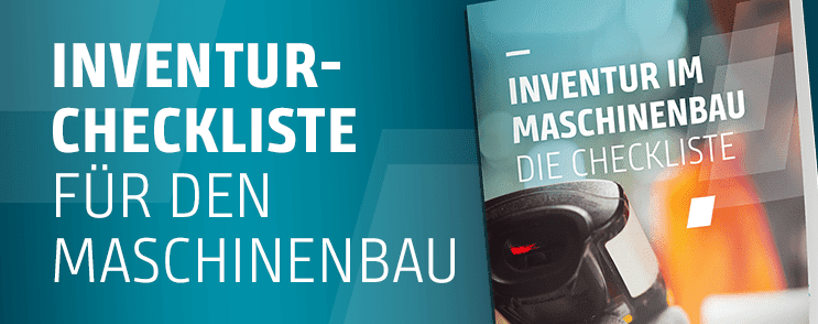 Checkliste für die Inventur im Maschinenbau