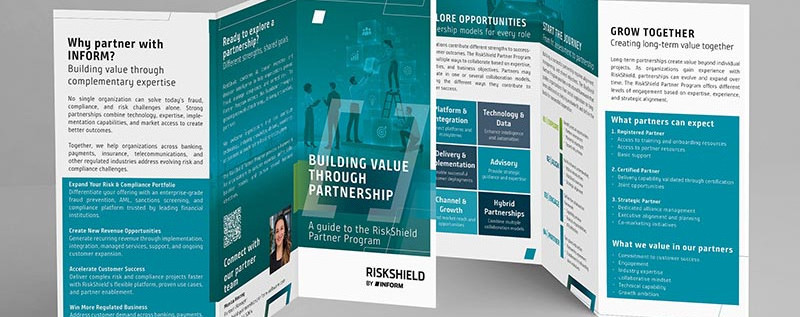 Front side of our RiskShield Partnership Program