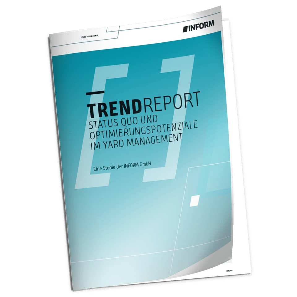 Trendreport über Status Quo und Optimierungspotenziale im Yard Management von INFORM GmbH.