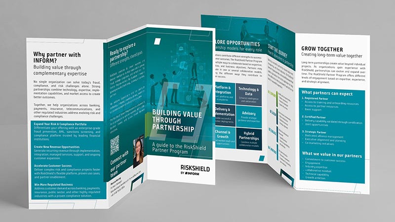 Front side of our RiskShield Partnership Program