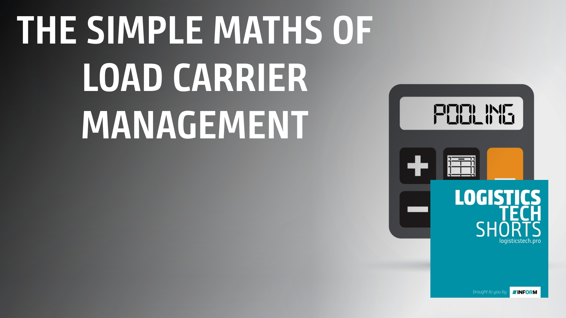 The Simple Maths of Load Carrier Management