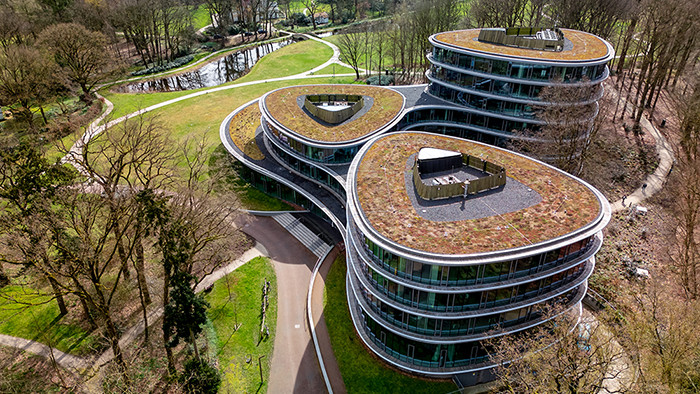 Triodos Bank headquarters, representing sustainable banking and financial crime prevention with RiskShield.