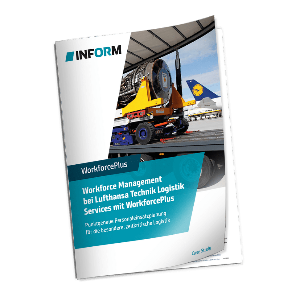 Fallstudie zu Workforce Management bei Lufthansa Technik Logistik mit WorkforcePlus für präzise Personalplanung.