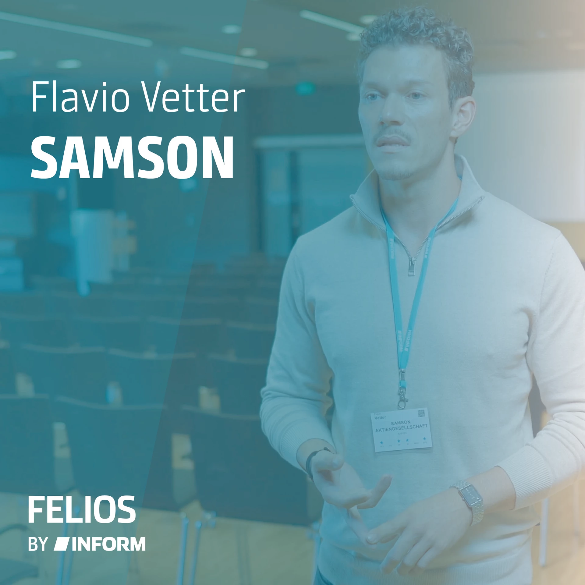 Flavio Vetter von der SAMSON AG über FELIOS