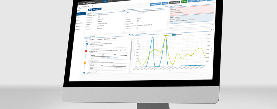 Riskshield Case Management on desktop screen