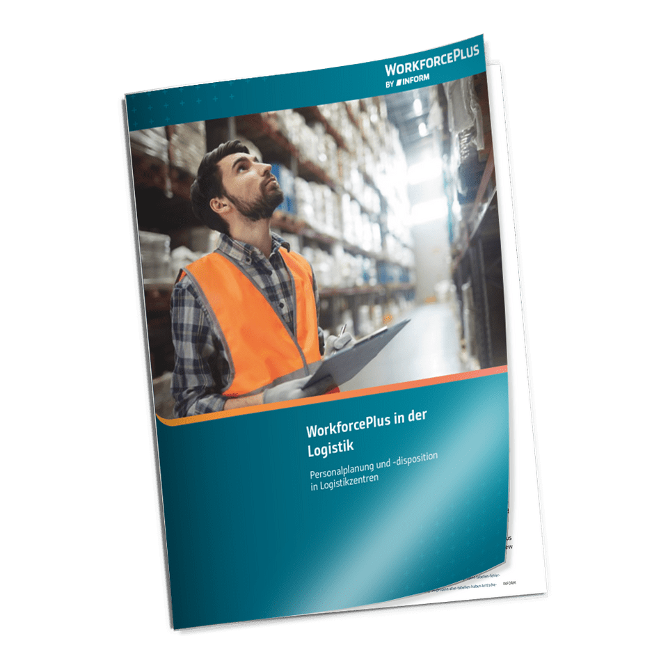 Schichtplanung in der Logistik mit WorkforcePlus für effiziente Personaldisposition und Organisation.