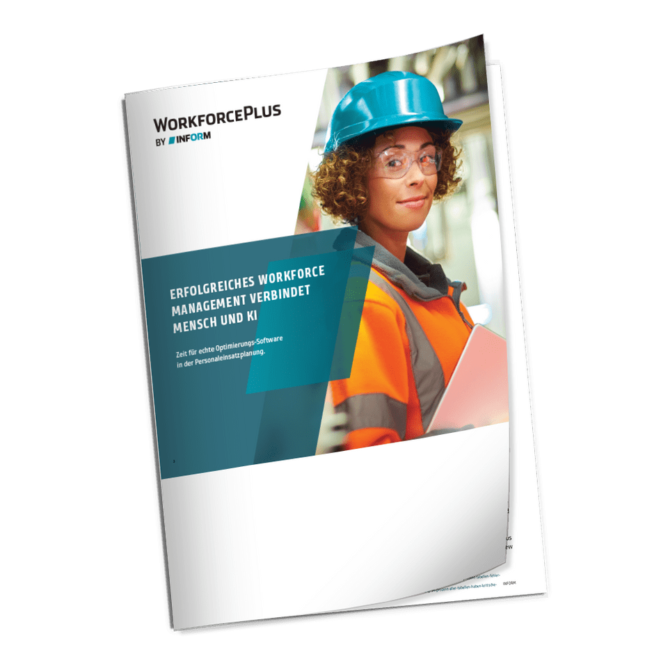 WorkforcePlus by INFORM: Erfolgreiches Workforce Management verbindet Mensch und KI für optimale Personalplanung.