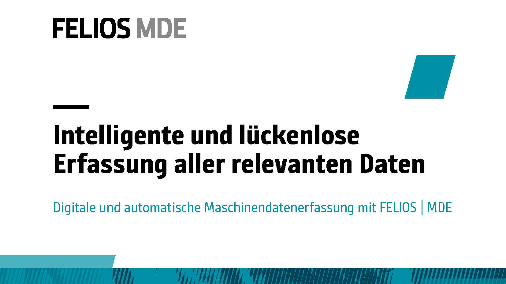 Vorschau FELIOS | MDE Broschüre