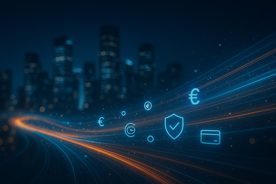 Payment symbols signalizing Instant Payments
