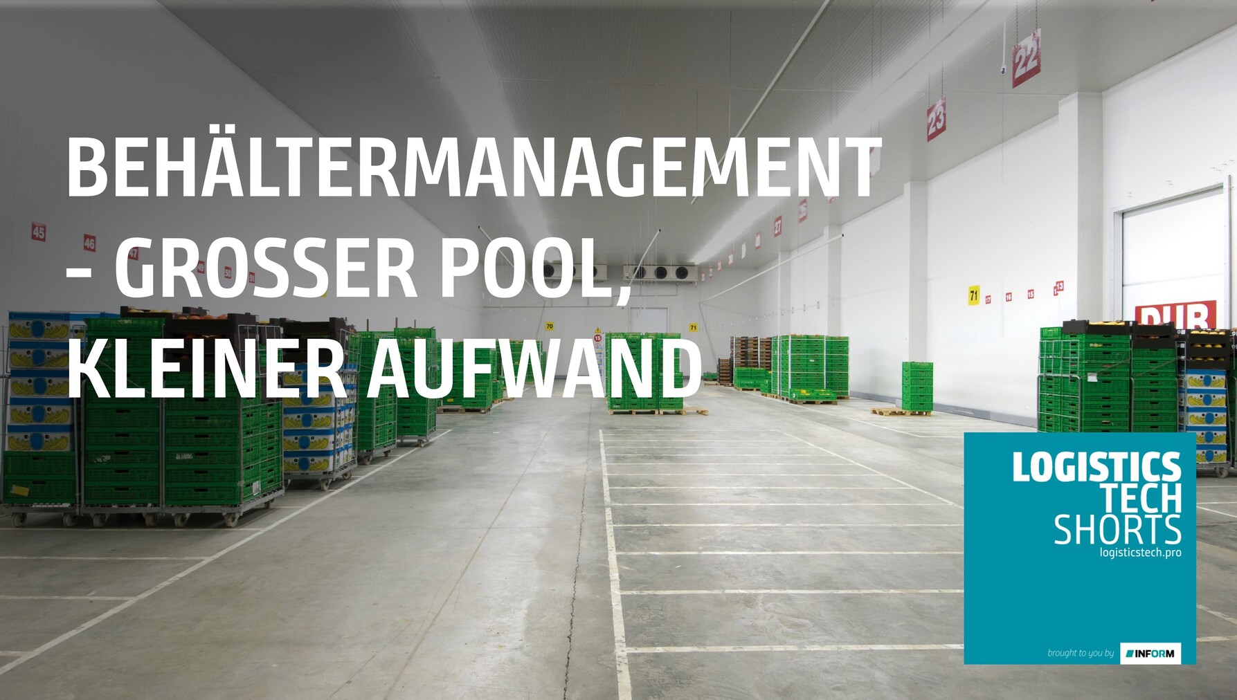 Behältermanagement: Großer Pool, kleiner Aufwand