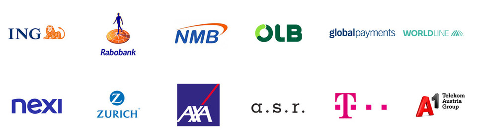 Logos of risk and financial crime management companies