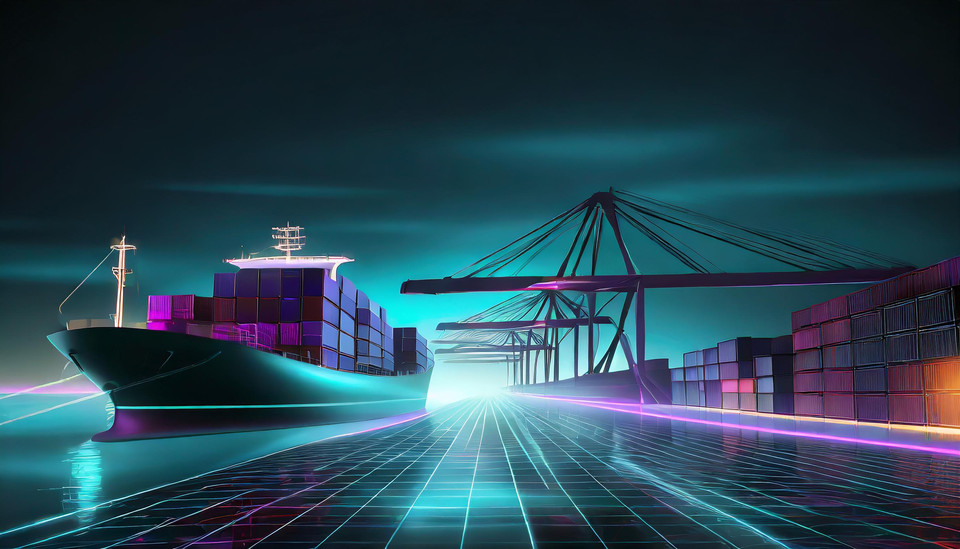 AI optimizes processes at a container terminal