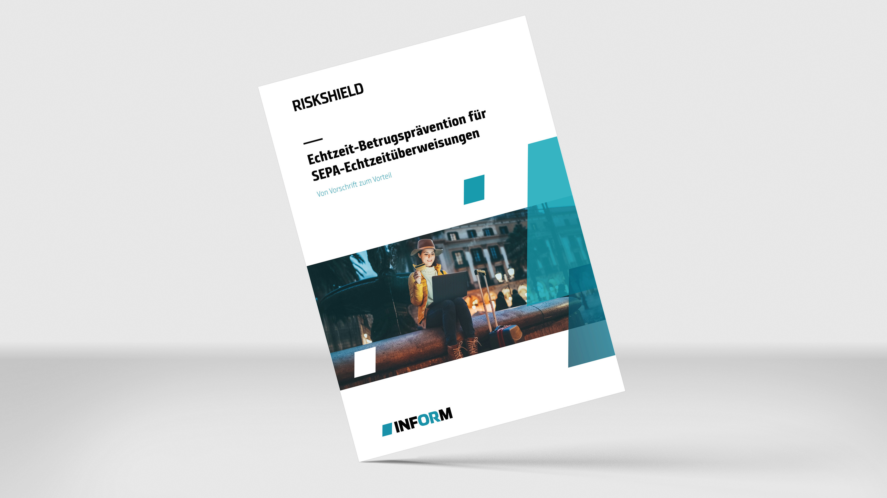Visualisierung des Infopapiers „Echtzeit-Betrugs­prävention für SEPA-Echtzeit­überweisungen“
