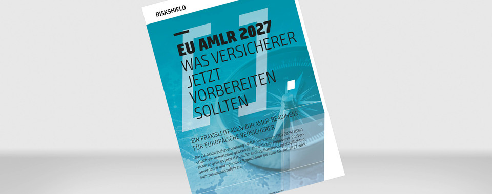 Mock-Up unseres Papers "EU AMLR 2027: Was Versicherer jetzt vorbereiten sollten"